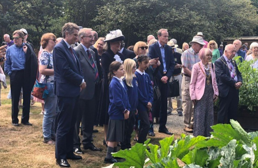 Sir Gavin Williamson attended the centenary celebrations of the Kingswood Trust, an educational charity based in Perton.