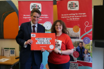 Sir Gavin Williamson meeting with representatives from The Brain Tumour Charity 