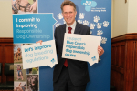 Sir Gavin Williamson attending a Parliamentary event with Blue Cross