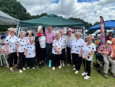 Sir Gavin Williamson attended the Great Wyrley Carnival to celebrate the start of summer alongside his constituents.