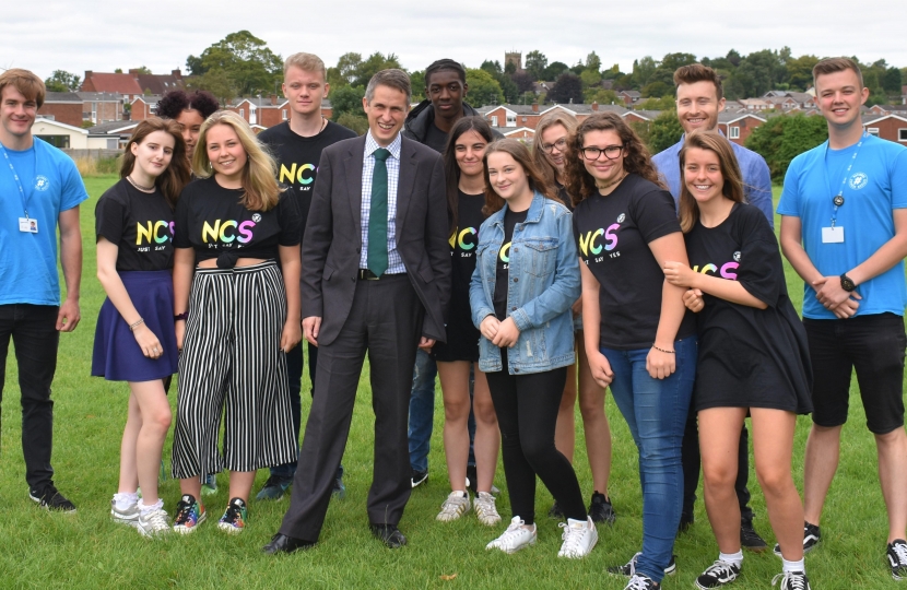 Gavin with NCS members
