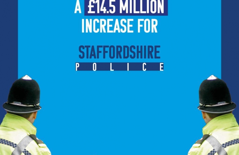 Staffordshire Police Funding Increase