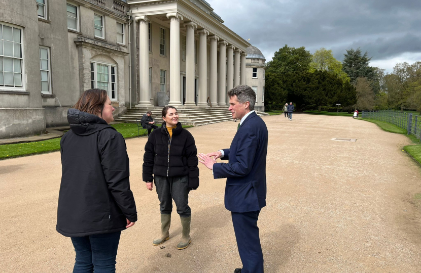 Sir Gavin Williamson is joined by Hayley Mival, General Manager for Shugborough Hall