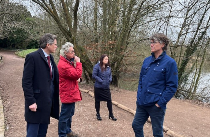 Sir Gavin Williamson is shown around the facilities at the Wolseley centre 