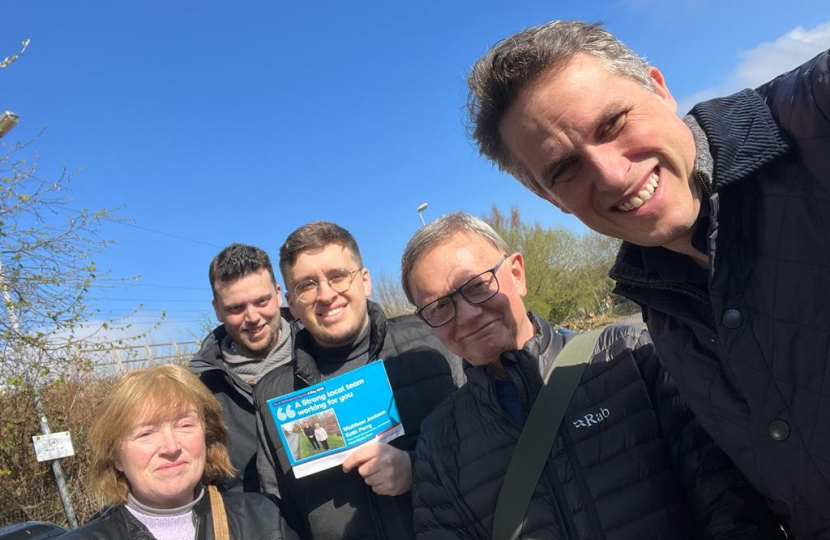 Out with our fabulous Conservative candidates 