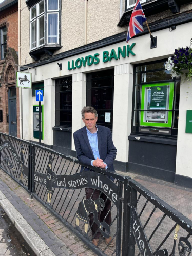 I am fighting to keep in-person banking services in Staffordshire. 