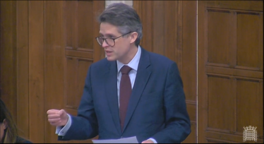 Sir Gavin Williamson taking part in the Parliamentary debate on migraine care