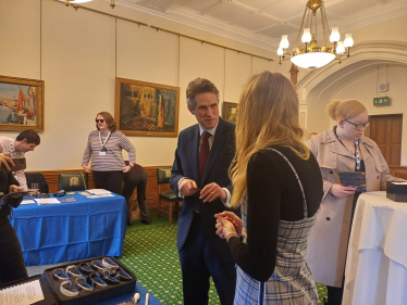 Sir Gavin Williamson is joined by representatives of the Thomas Pocklington Trust